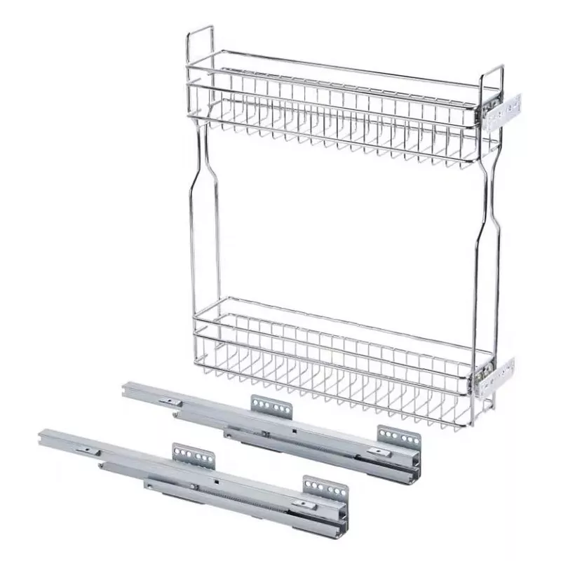 Side-Mounted Pull-Out Storage Basket