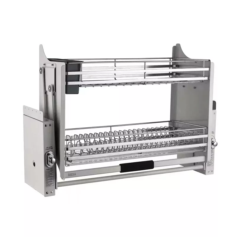 Pull-Down Storage Rack For Bowls And Dishes